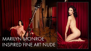 Creating a Marilyn Monroe Inspired Fine Art Nude P