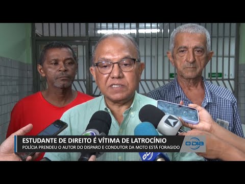 Estudante de Direito é vítima de latrocínio e Polícia prende autor de disparo 20 03 2023