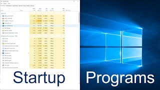 How to Disable Startup Programs in Windows 10