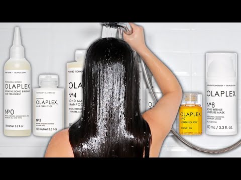 OLAPLEX BEFORE AND AFTER REVIEW | I Tried Every Single...
