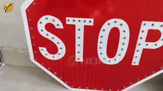 Flashing LED Stop Signs