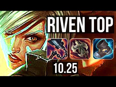 RIVEN vs SETT (TOP) | Rank 8 Riven, Legendary, 14/2/1, 400+ games | EUW Grandmaster | v10.25