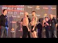 Bellator 217: Peter Queally vs. Myles Price Weigh-In Staredown - MMA Fighting