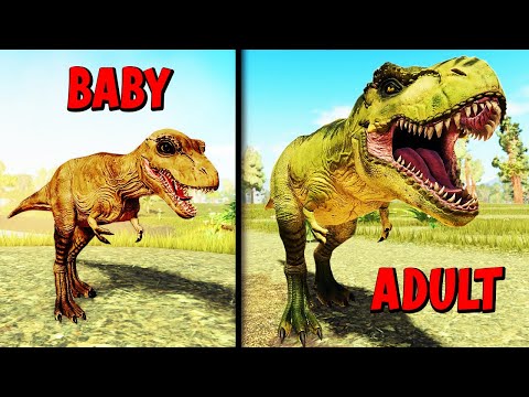 SURVIVING With NEW TREX UPDATE in DINOSAUR LIFE (Roblox)