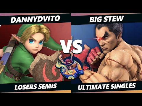 Show Me Your Moose Losers Semis - DannyDVito (Young Link) Vs. Big Stew (Kazuya) Smash Ultimate - SSB