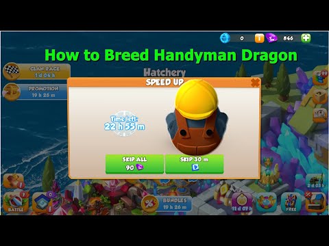 How to Breed Dragon of the week Handyman-Dragon Mania Legends | Hatched Fenrir Dragon | DML