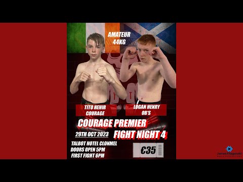 Fight 6: Tito Hehir v Logan Henry