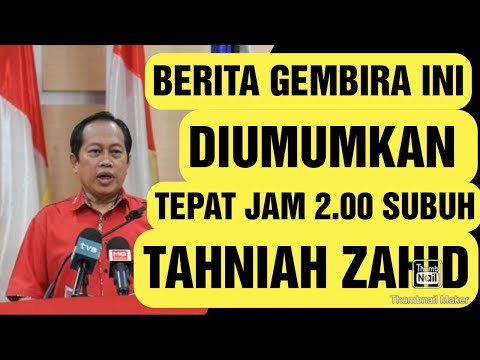 BERITA GEMBIRA UNTUK PENYOKONG UMNO DIUMUMKAN JAM 2.00 SUBUH!!!