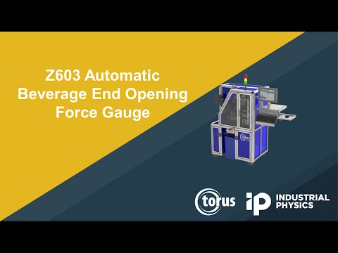 Video do Medidor Automático de Força de Abertura de Tampas de Bebidas Z603