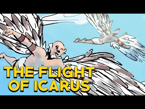 The Flight of Icarus - Greek Mythology in Comics - See U in History - Webcomic (Daedalus and Icarus)