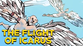 The Flight of Icarus - Greek Mythology in Comics - See U in History - Webcomic (Daedalus and Icarus)