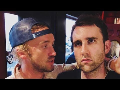 ‘Harry Potter’ Stars Tom Felton & Matthew Lewis Have EPIC Reunion