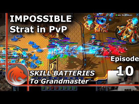 StarCraft 2: Opponent Casually Kills His Whole Army - Skill Batteries to Grandmaster!