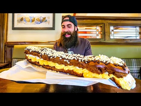 THAT VIRAL GIANT ECLAIR CHALLENGE | BRITAIN'S BIGGEST PASTRY | C.O.B. Ep.200