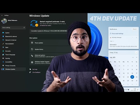 New Windows 11 Insider Preview Build 22000.100: Changes and New Features - MobileDrop