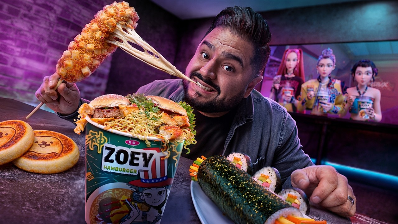 Hice Comida de Las Guerreras K-Pop por Un Día