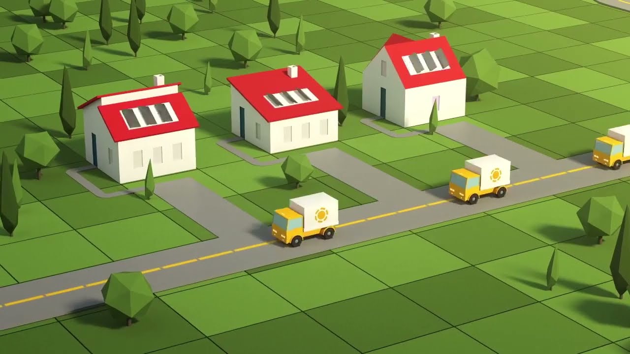 3d Isometric Style Solar