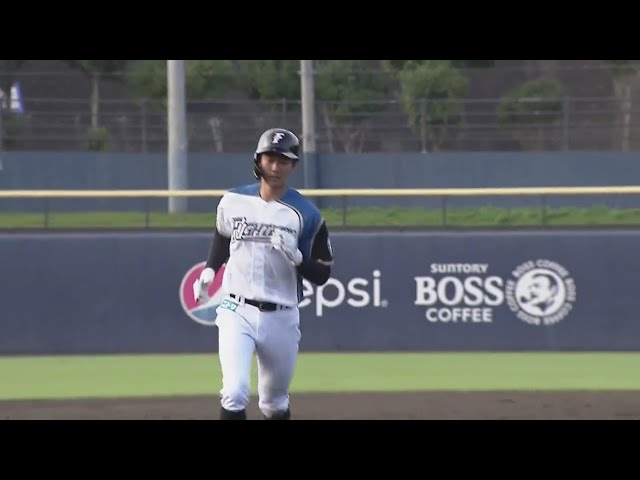 【ファーム】ファイターズ・石井が会心の一撃‼ ライトスタンドへ反撃のソロホームラン‼ 2020/10/14 F-S(ファーム)