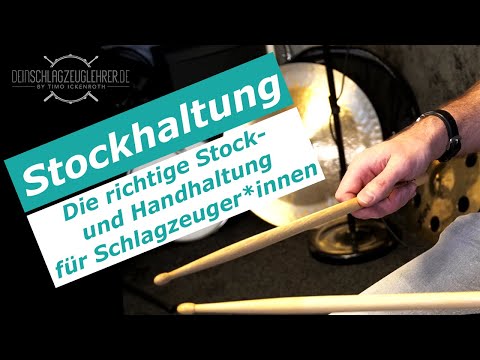 Stockhaltung Schlagzeug - Tipps für die richtige Stockhaltung und Handhaltung