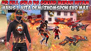 42 Kills Solo VS Full Red and Black Squad!! Barbar-Bar No Rem Average 6 Squads Alone!!