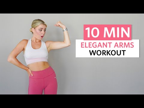 10 MIN ELEGANT ARMS WORKOUT - Chill Version, for toned arms & a straight posture I Pilates inspired