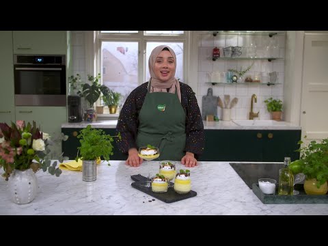 Kökets baktips: Citronpannacotta med lemon curd och rostad vit choklad - Köket