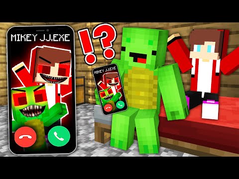 Mikey Spikey - Why Scary Baby Mikey & JJ.EXE Called JJ and Mikey at 3:00 AM in Minecraft - Maizen