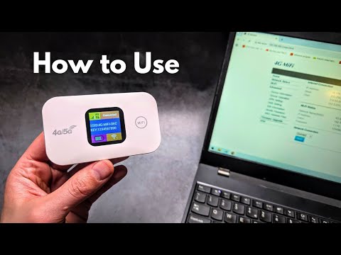 How to SETUP & Use - 4G WiFi Router , Portable MiFi Mobile HotSpot - H807 MF800 MF935 M30S 4G / 5G