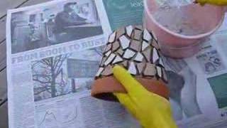 How To Make Maven's Mosaic Tile Pot