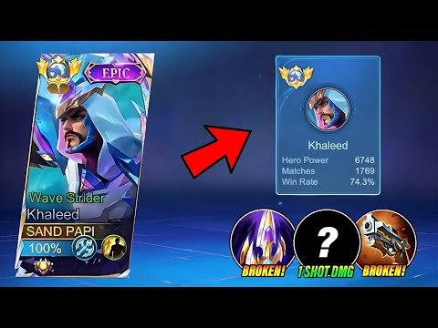 TOP GLOBAL KHALEED 99% WINRATE USING THIS 1 SHOT DELETE DAMAGE BUILD!! (must try)