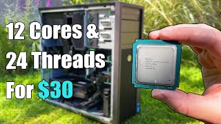 12 Cores & 24 Threads For $30 - Maxing Out an HP Workstation PC For Gaming