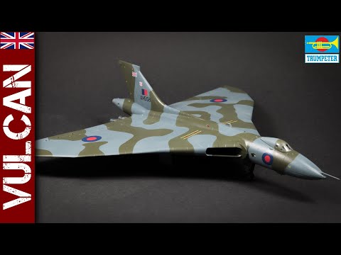 Trumpeter 1/144 Avro Vulcan Mk IIbomber scale model - build and review