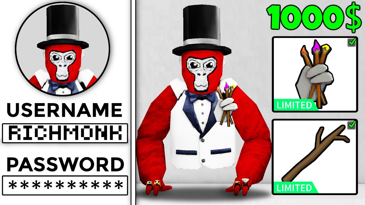 I Bought the RAREST Gorilla Tag account…
