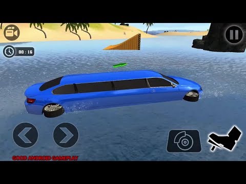 Beach Water Surfer Limousine Car Driving Simulator - Android GamePlay FHD