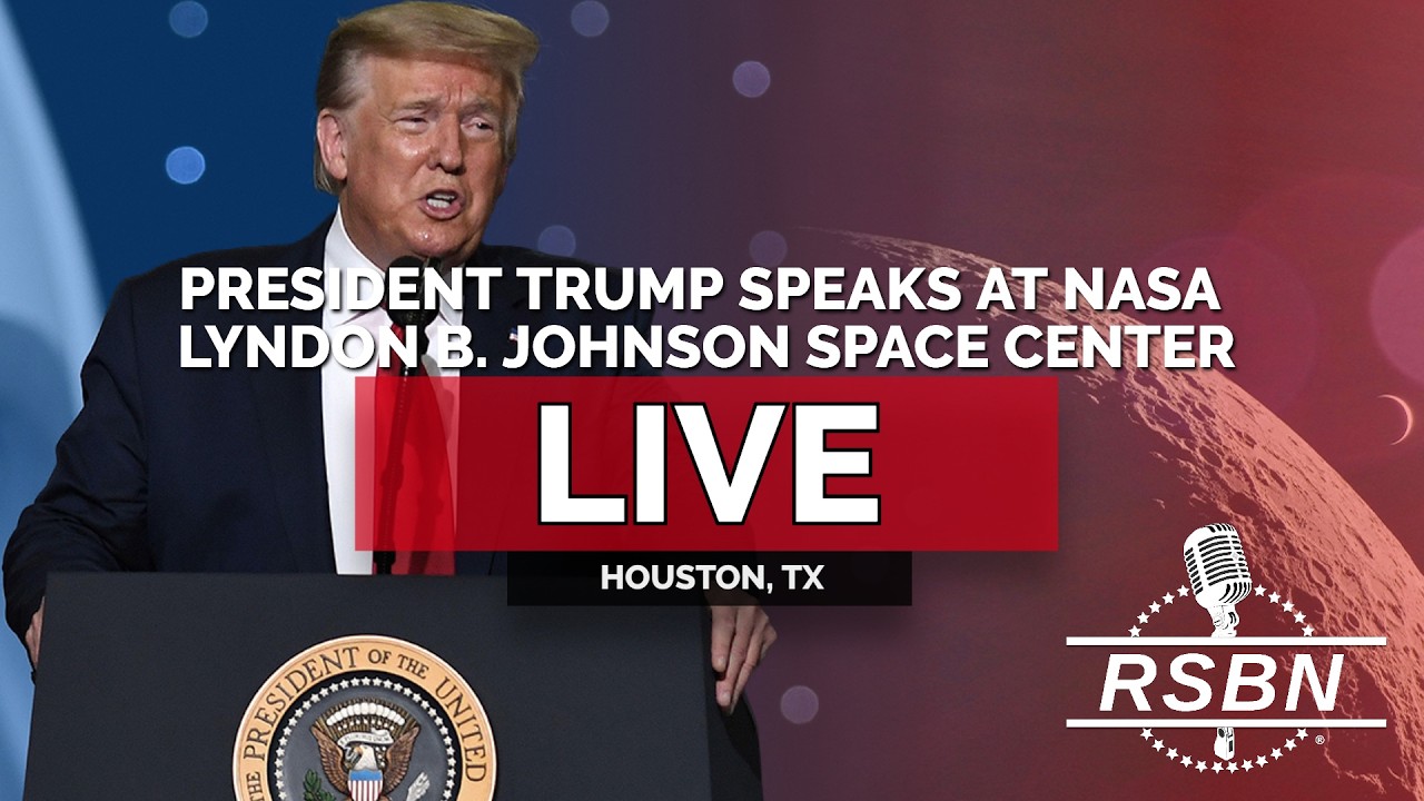 LIVE: President Trump Speaks at NASA Lyndon B. Johnson Space Center in Houston, TX - 08/28/26
