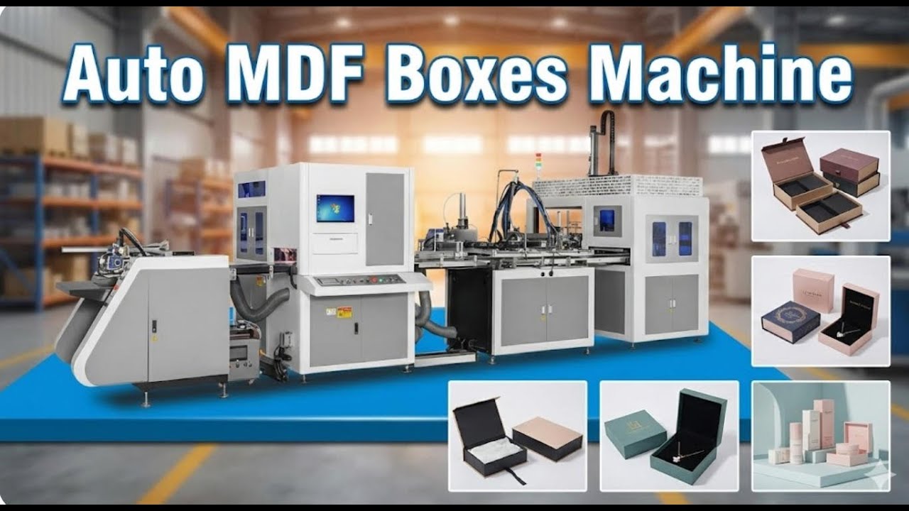 Auto MDF Boxes Machine video thumbnail