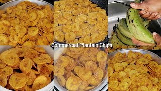 How to Make Commercial Plantain Chips! Very Easy Step For Beginners! Small Scale Business idea 💯