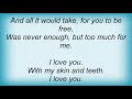 Joe Henry - Skin And Teeth Lyrics