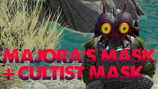 Majora's Mask and Majoras Cultist Mask