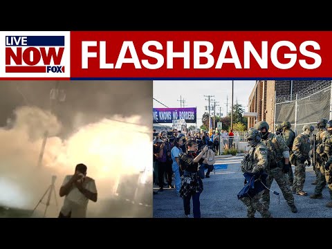 Video | Protesters clash with ICE agents outside processing facility in Chicago suburb