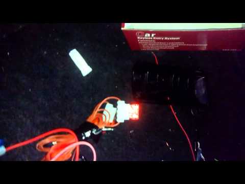 Установка сигнализации Keyless entry system kes-023 Поло седан 2014 своими руками