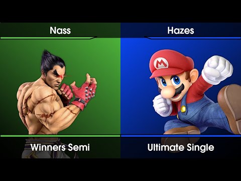 Dreamland Weekly #4 Winners Semi - Nass (Kazuya,Pac-Man) Vs. Hazes (Mario) SSBU Ultimate Tournament