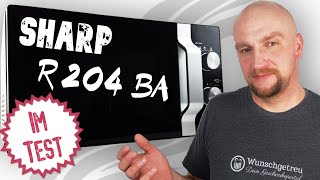 Sharp R204BA Test ► Marken Mikrowelle zum kleinen Preis! ✅ Taugt die was? | Wunschgetreu