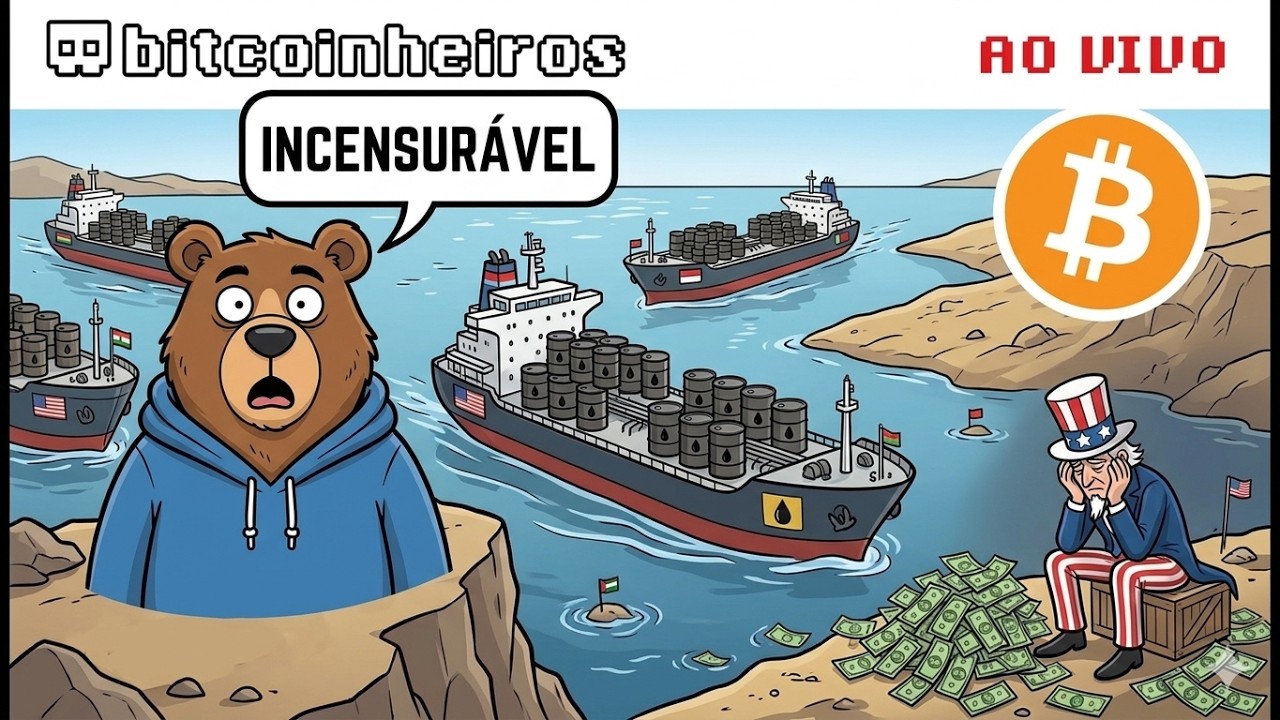 LIVE NA TOCA - Irã exige Bitcoin e mais!