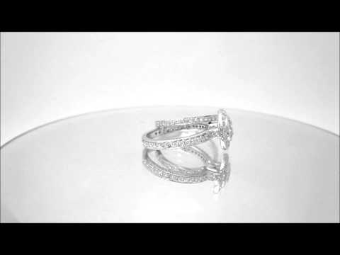 ROUND CUT DIAMOND ENGAGEMENT RING & BAND BEZEL 1.80CTW - KNR INC - 135
