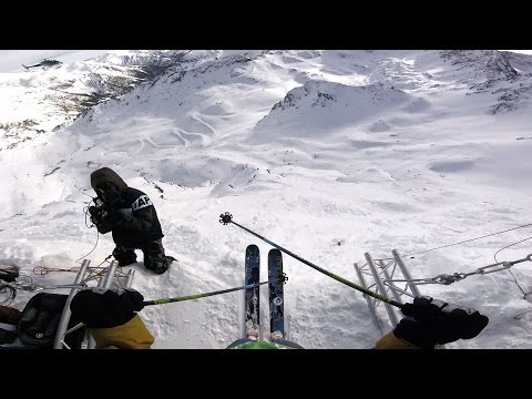 GoPro of the World: Leo Slemett's Epic Cliff Huck - Freeride World Tour 2016