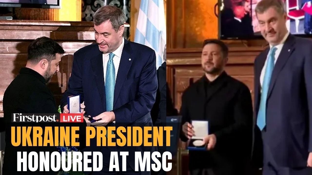 LIVE: Ukraine President Zelensky Receives Ewald von Kleist Award at Munich Security Conference