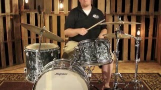 Video thumbnail for Vintage Slingerland Black Diamond Pearl by The Drum Shop - Portland, Maine