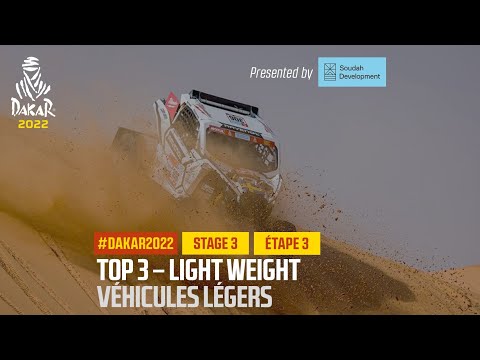 Light Weight Vehicles Top 3 presented by Soudah Development - Stage 3 - #Dakar2022