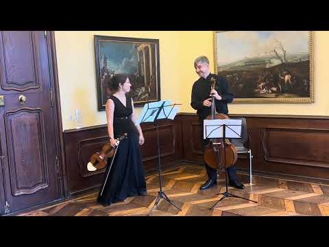 A. F. Titz (Dietz) Duo for violin and cello. Rondo. Anna Dmitrieva violin, Pavel Serbin Cello